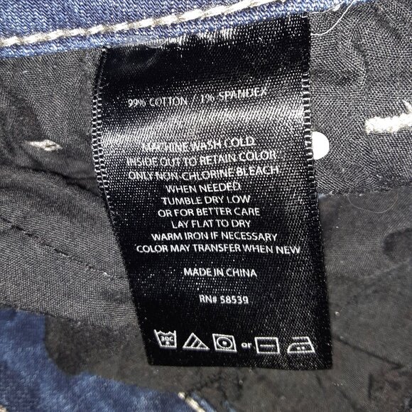 Kut from the Kloth * Sz 10 * Distressed Boyfriend * Blue Jeans * Stretchy Comfy - Picture 12 of 12